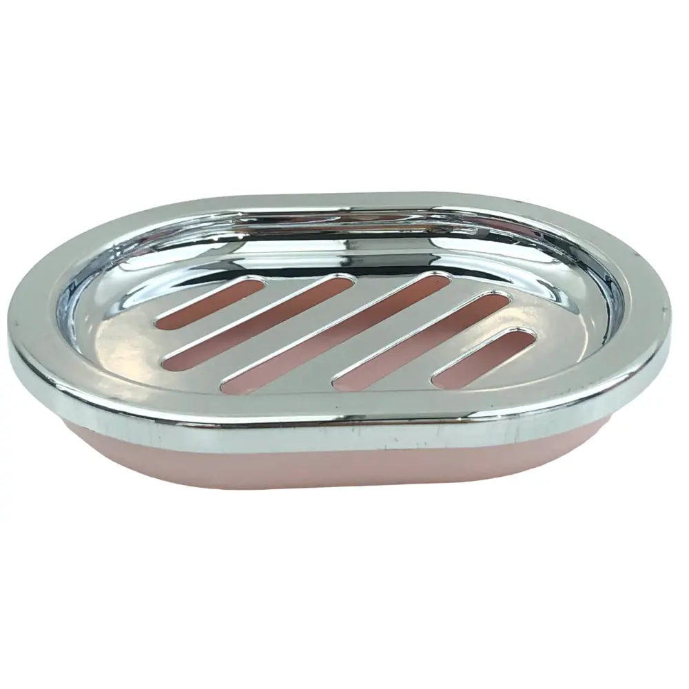 Мыльница Swensa Альма пластик цвет розовый STLM-2094131 - Вид №1