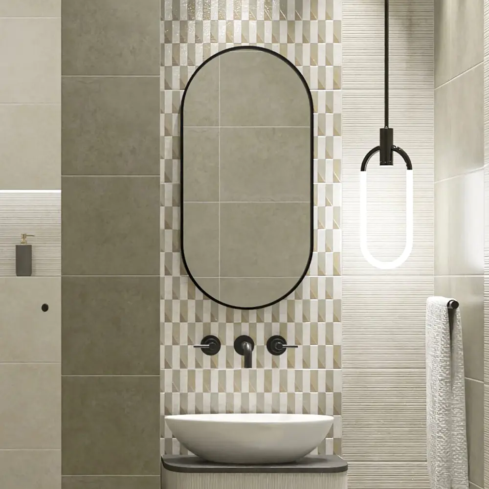 Декор Azori Catar Lantern 31.5x63 см матовый цвет бежевый STLM-2197310