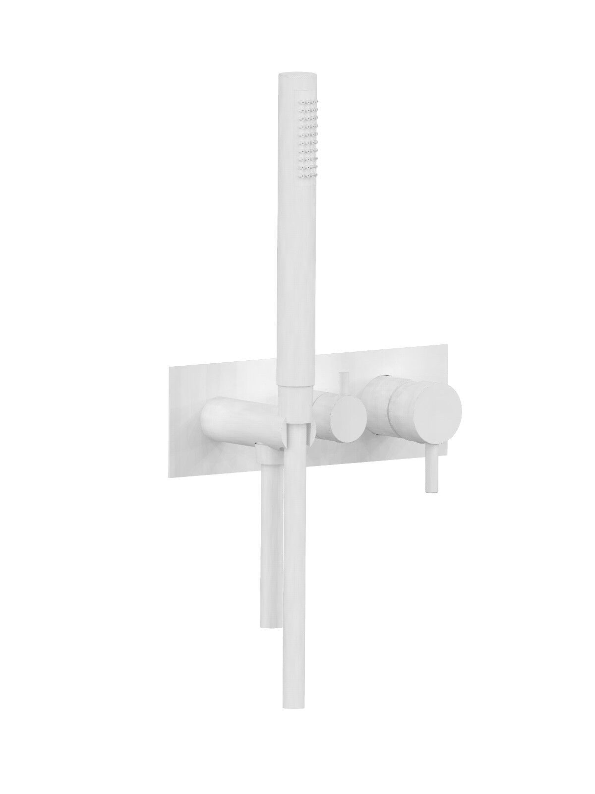 Настенный смеситель для ванны с 3 отверстиями и ручным душем Rubinetterie Frattini отдельная эстетика ARCH-00136591 - Вид №11