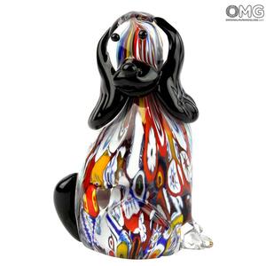 3863 ORIGINALMURANOGLASS Фигурка Собачка Арлекино - Животные - муранское стекло OMG 5 см