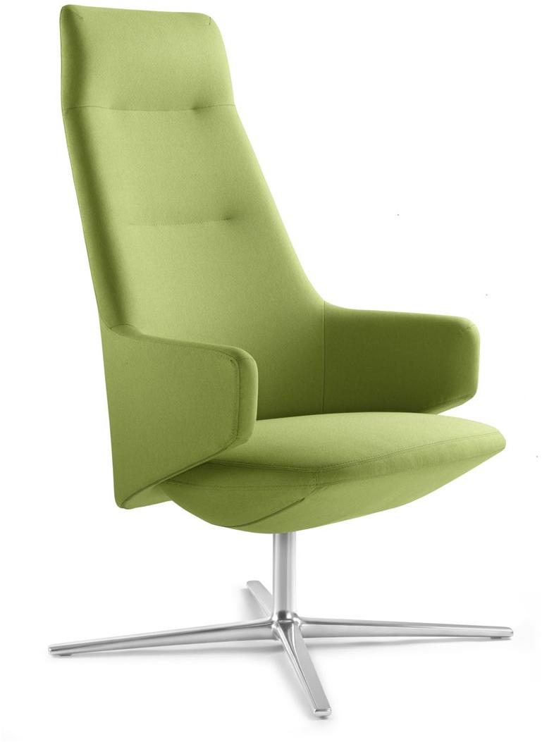 LD Seating Кресло для руководителя из ткани с подлокотниками Melody lounge Xl br-sys, f27-n6 - Вид №7