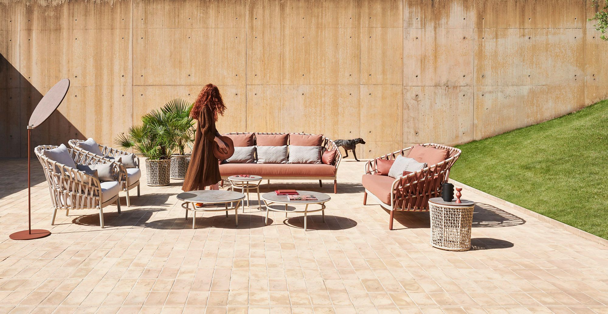 Круглый держатель для горшка из синтетического волокна Varaschin Эмма ARCH-00041439 - Вид №3