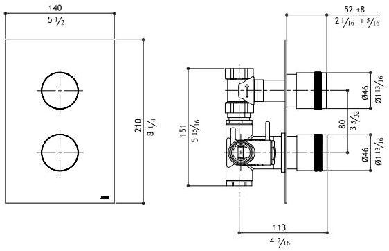 MGS Дивертер / пульт дистанционного управления из нержавеющей стали Ergon sun-id-1458146 - Вид №3
