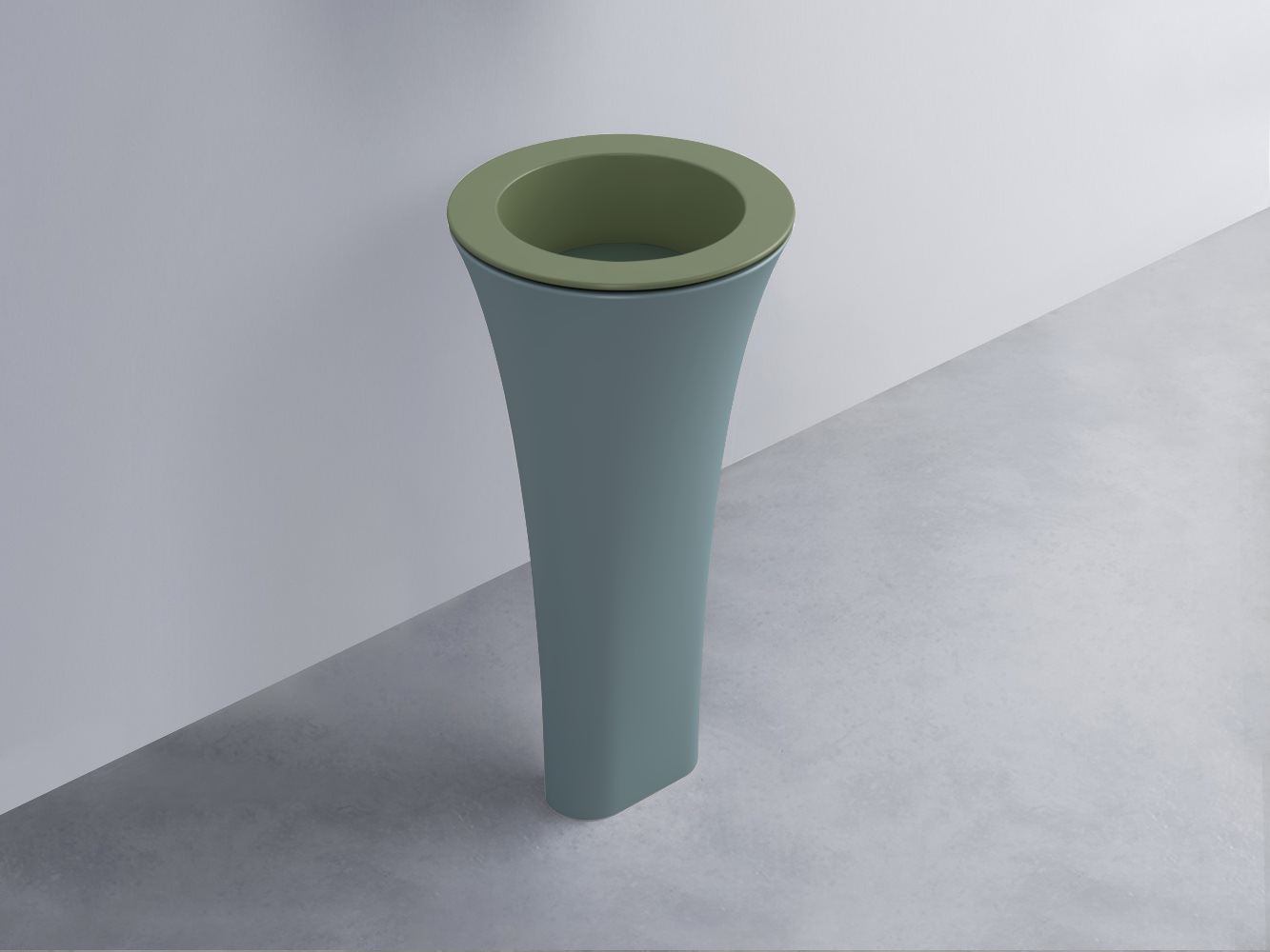 AMLA45-AG+AMPILT-MU+AMCOLT-PL Раковина Amedeo Tondo отдельностоящая cielo Enjoy + Amedeo Ceramica Cielo