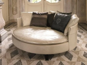 Longhi Изогнутый кожаный диван Loveluxe X 610