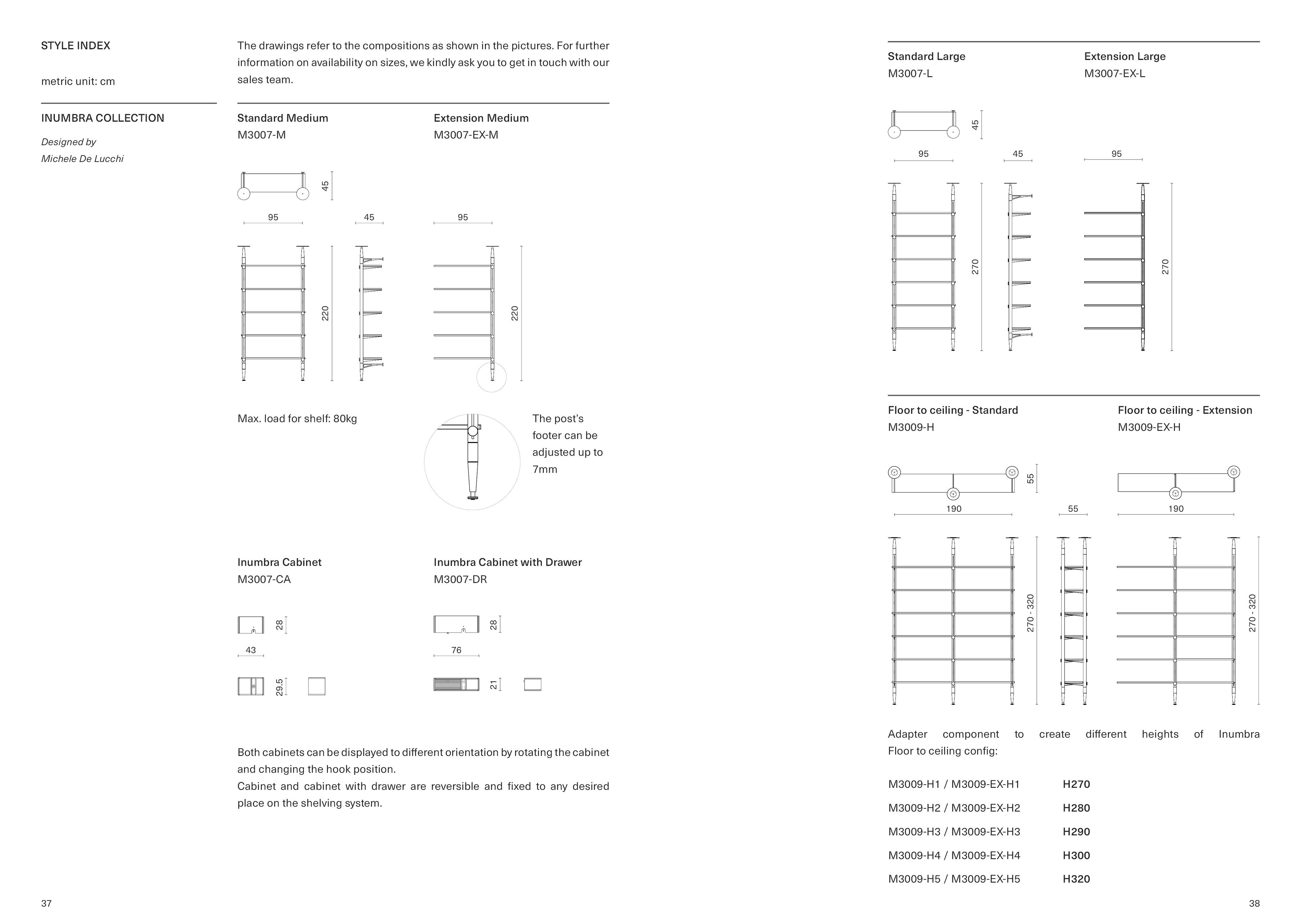Секционная настенная Книжная полка из дуба с ящиками District Eight Inumbra ARCH-00151514 - Вид №22