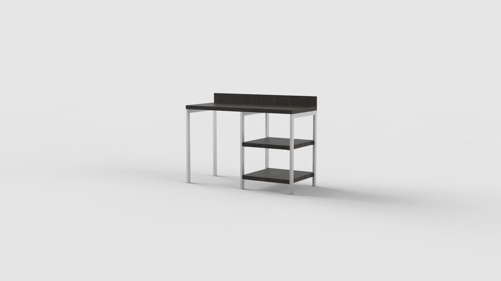Прямоугольный стол с полками для контракта Mobilspazio ARCH-00076414 - Вид №47