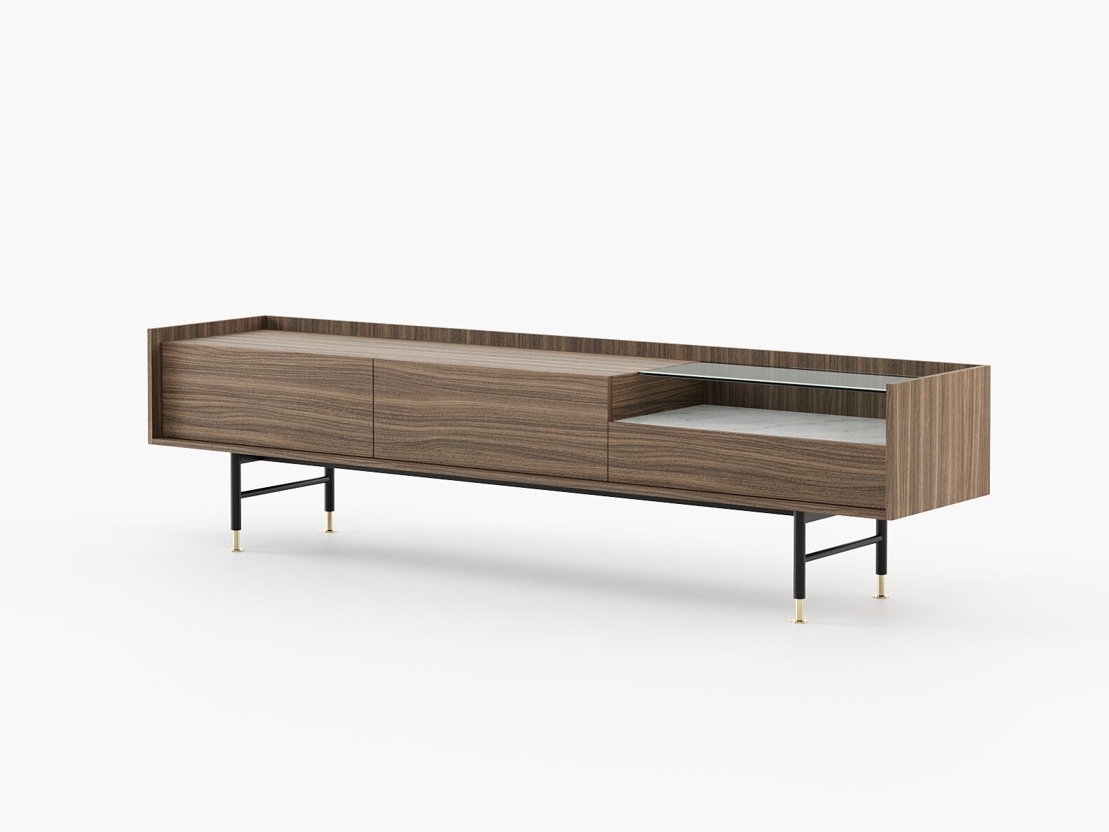 Деревянный шкаф для телевизора с ящиками Laskasas Essence ARCH-00146662