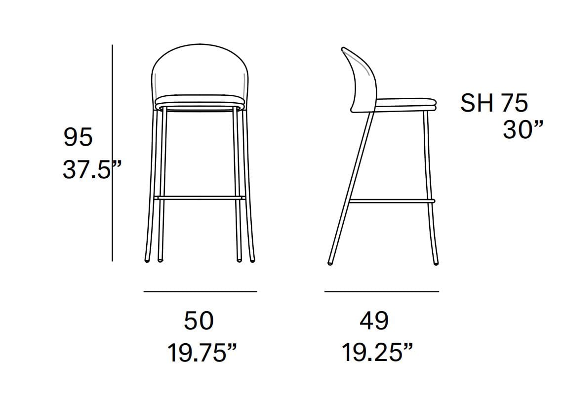 Высокий тканевый садовый стул EXPORMIM лепесток ARCH-00036488 - Вид №4