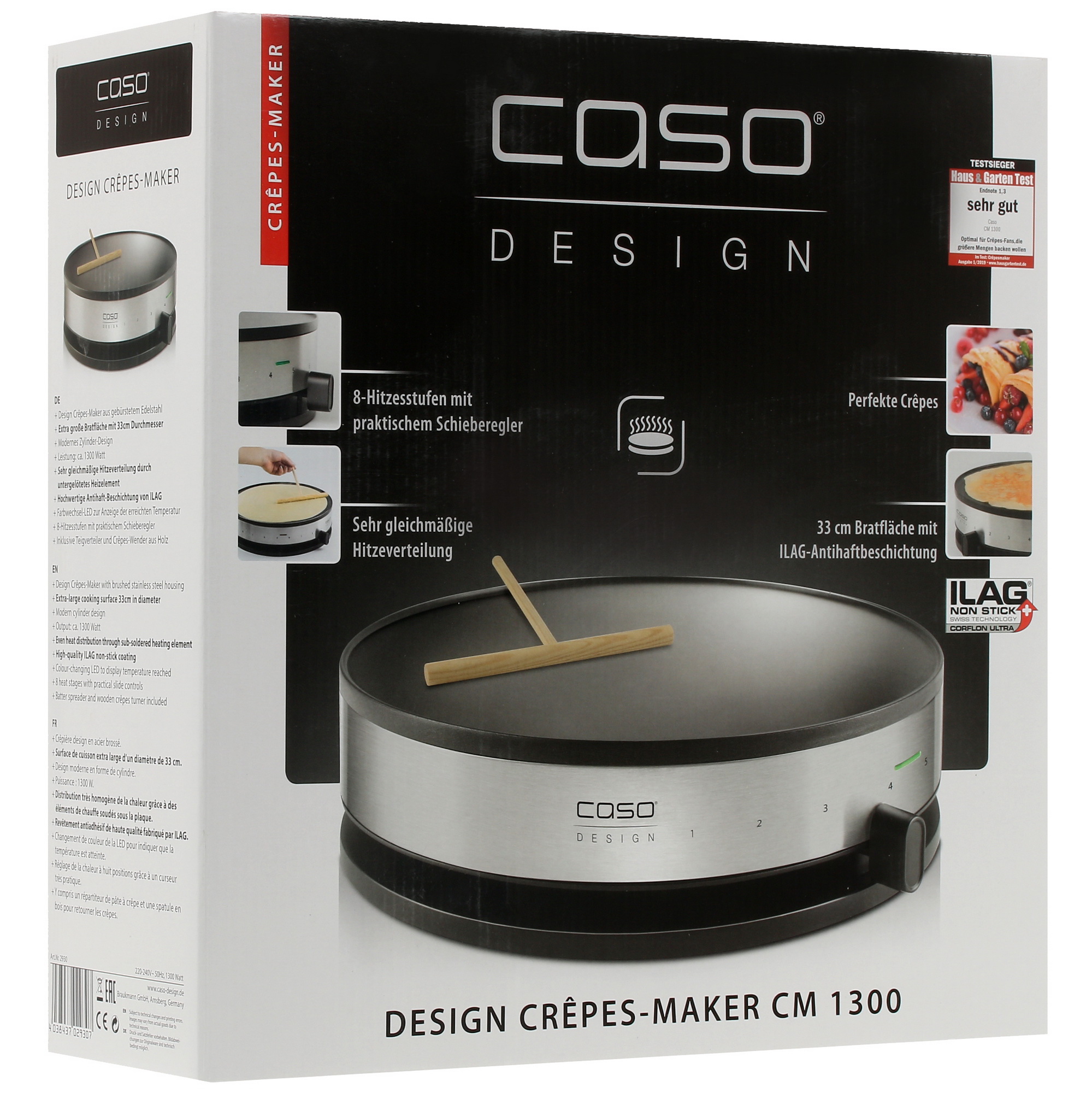 1121823 Блинница настольная CASO CM 1300 черный STDN-0129177 - Вид №6