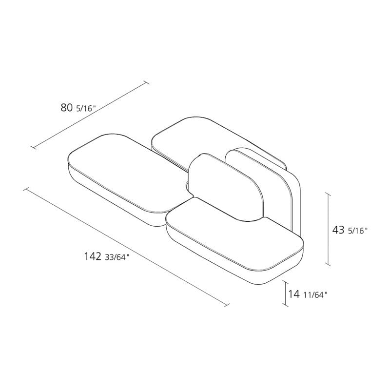 Модульный диван Alias Okome ARCH-00097194 - Вид №2