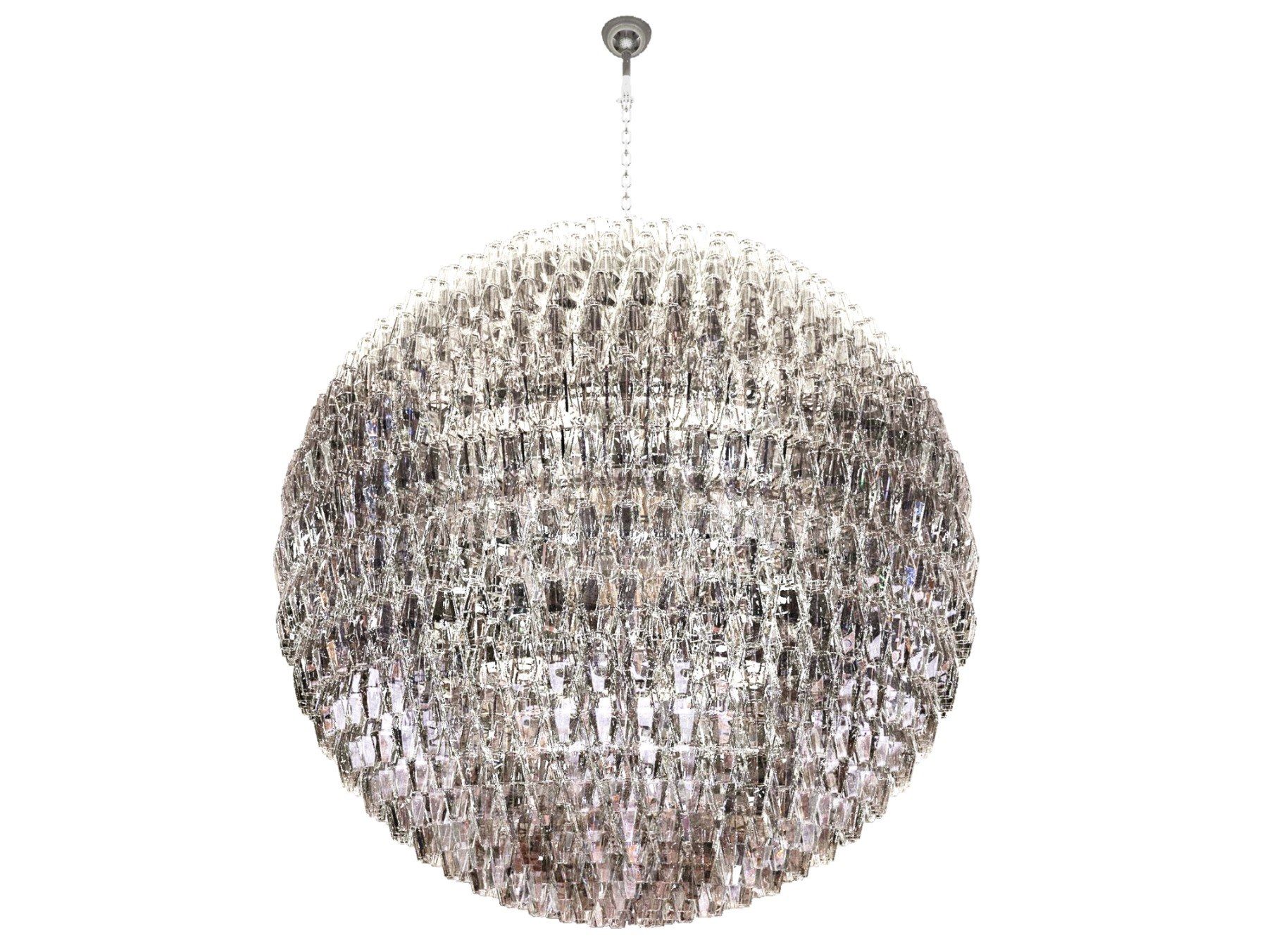 Подвесной светильник из дутого стекла VENINI многогранники ARCH-00093845 - Вид №1