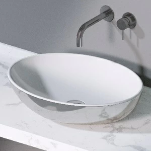 L243251 Накладная раковина на столешницу  овальная A. e T. Italia THIN