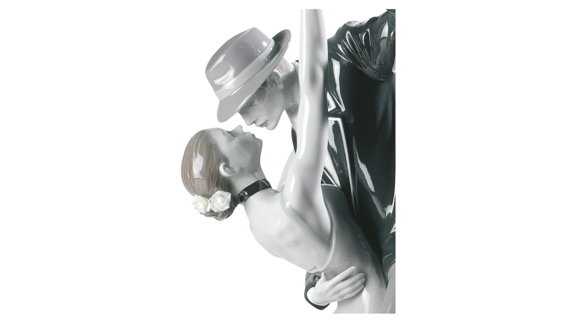10669071 LLADRO Фигурка Lladro "Страстное танго" 37x37см, чёрный Фарфор Lladró  - Вид №1