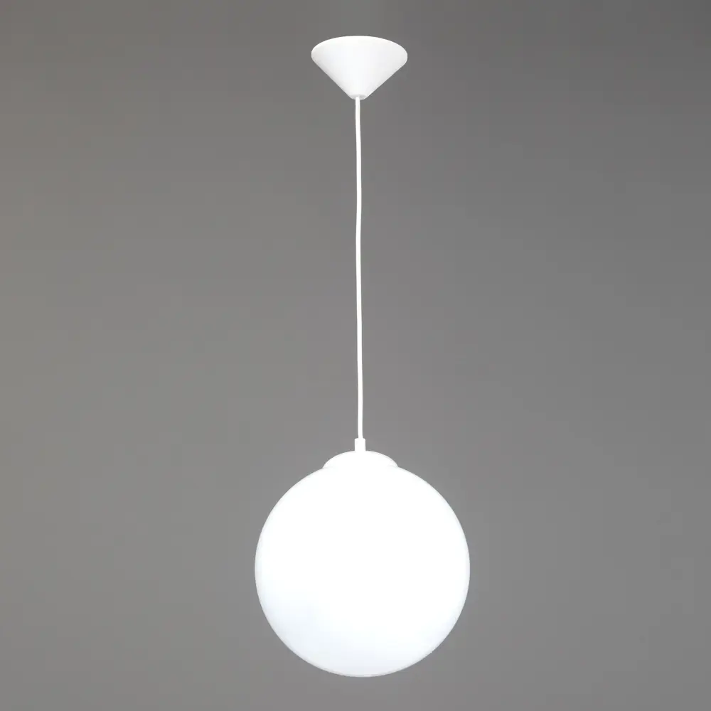 Светильник подвесной Vitaluce Шар 1 лампа 3 м² цвет белый STLM-2063446 - Вид №1