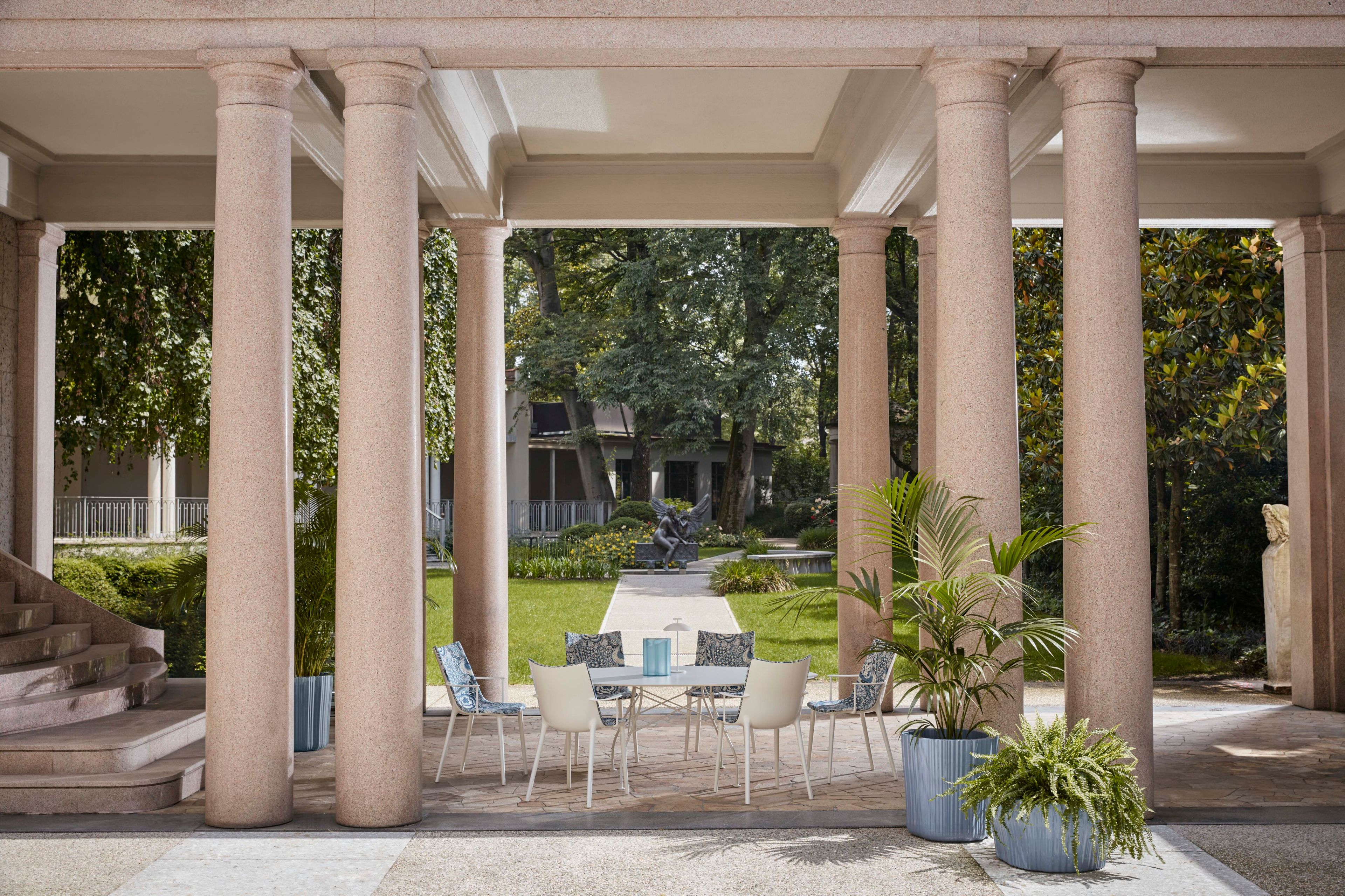 Тканевый стул с подлокотниками Kartell H. H. H ARCH-00109899 - Вид №4