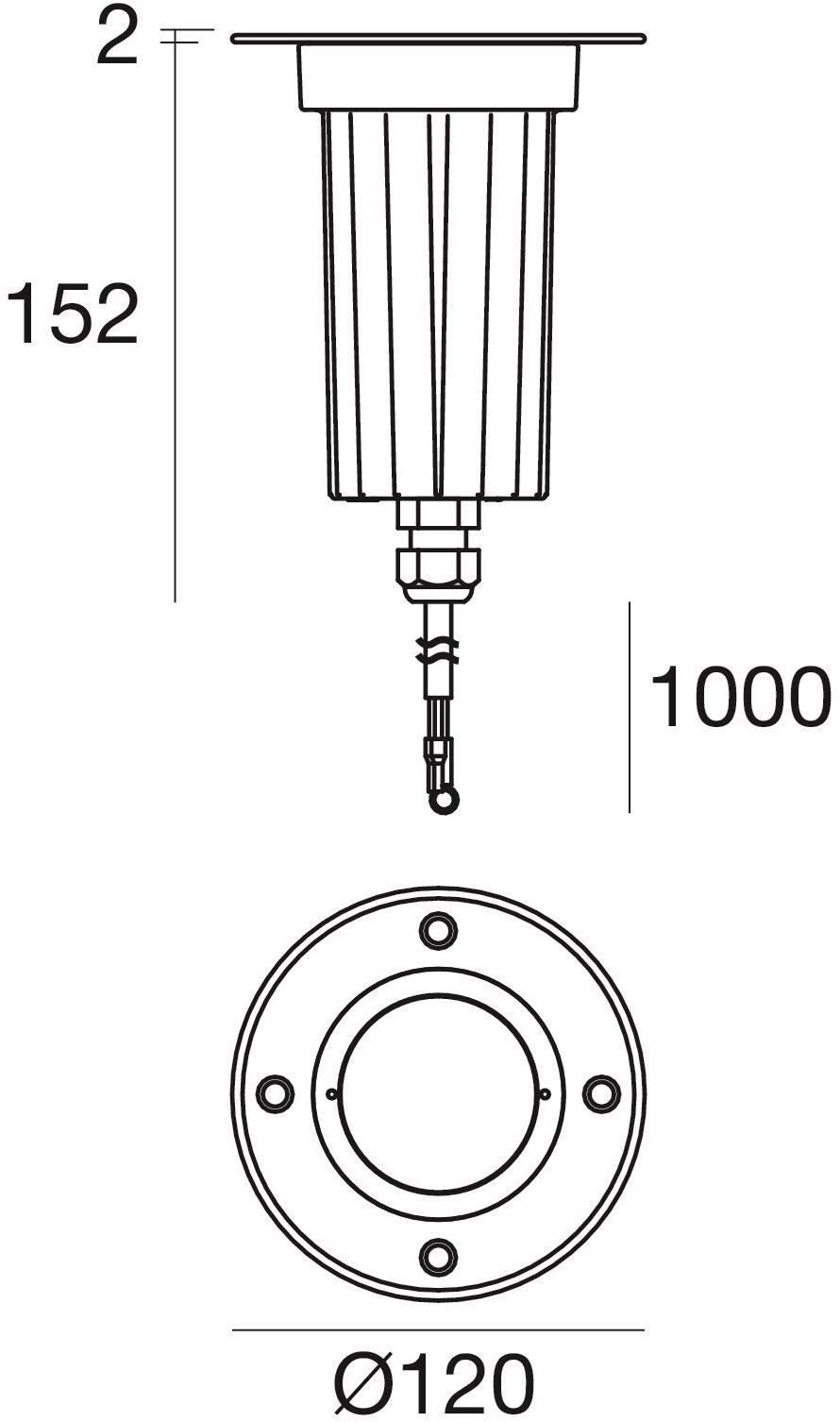Linea Light Group Встраиваемый алюминиевый светодиодный уличный светильник Suelo sun-id-1459766 - Вид №8