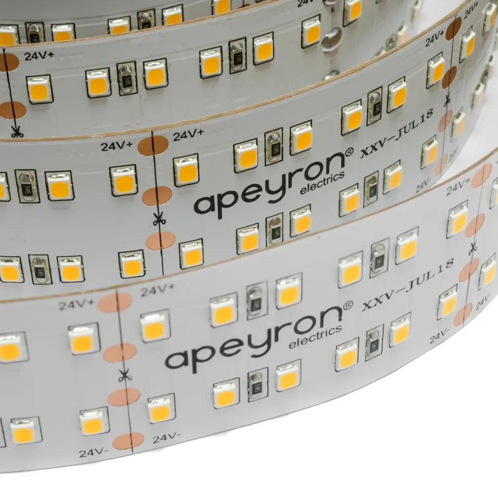 Светодиодная лента Apeyron универсальная SMD 2835 240 диод 38 Вт/м 24 В 20 мм IP20 5 м дневной белый свет 85432801 STLM-2094427  - Вид №3