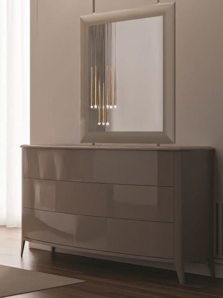 Прямоугольное зеркало с рамой стены CASA +39 Ares Gold ARCH-00113911 - Вид №1