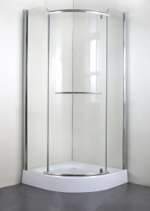 Душевое ограждение GROSSMAN GR-7090 Classic 90*90*190 полукруг, дверь распашная