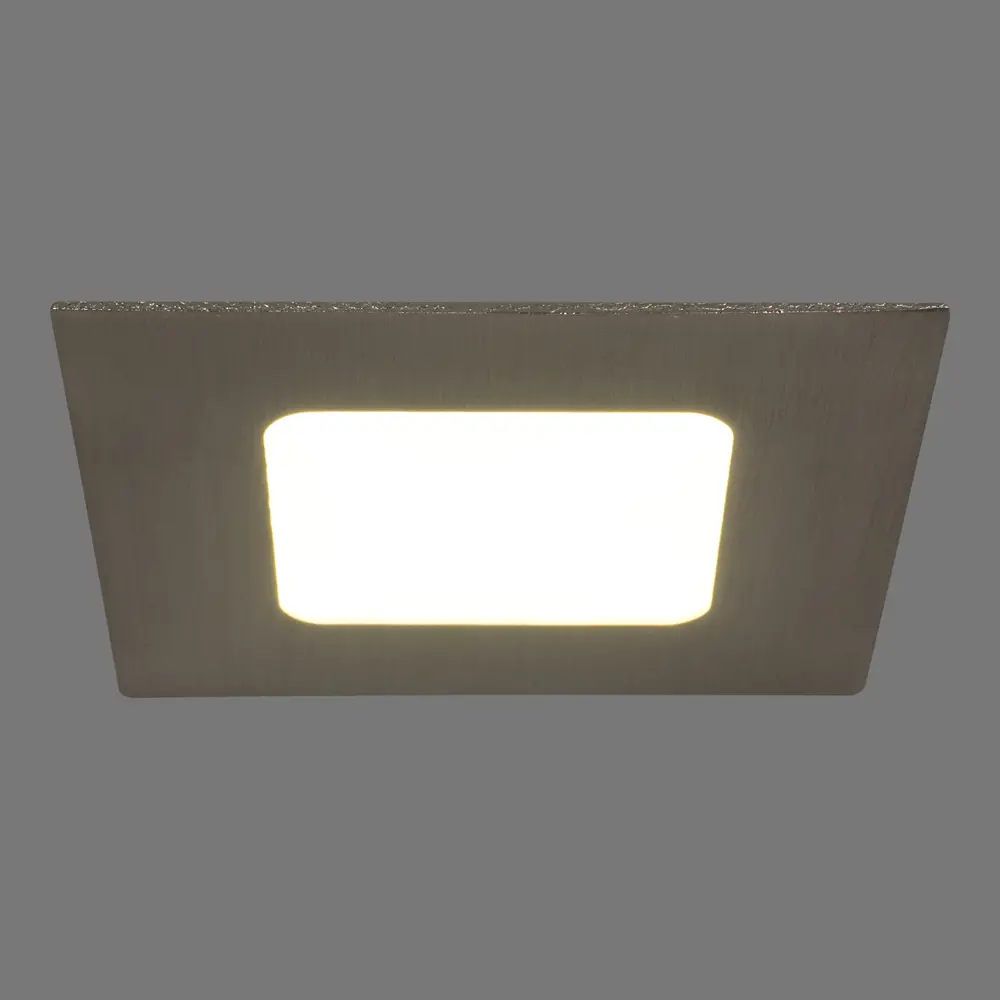 Светильник встраиваемый светодиодный квадратный DLUS LED5W 5 Вт цвет никель 82026275 STLM-2002725 LUMIN ARTE  - Вид №2