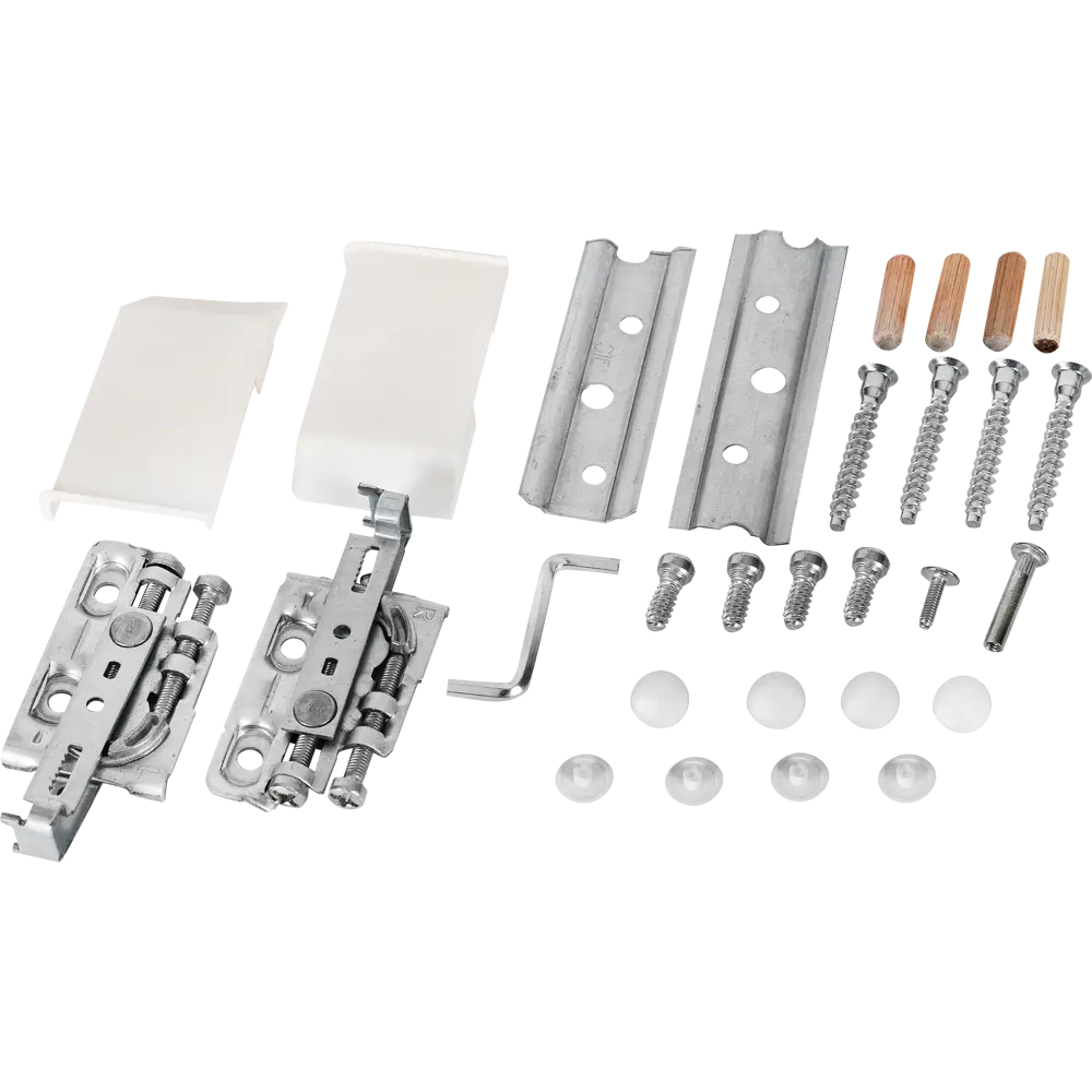 Каркас навесной 80x35x35 см, ЛДСП, цвет белый DELINIA STLM-2207124 - Вид №2
