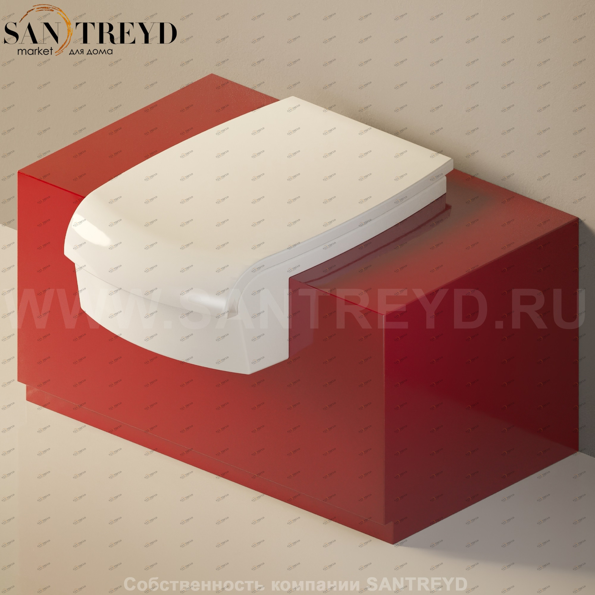 Flaminia UNA Консоль для унитаза или биде от 75 до 135 см красная UNA75WB.3011 Ceramica Flaminia UNA75WB3011