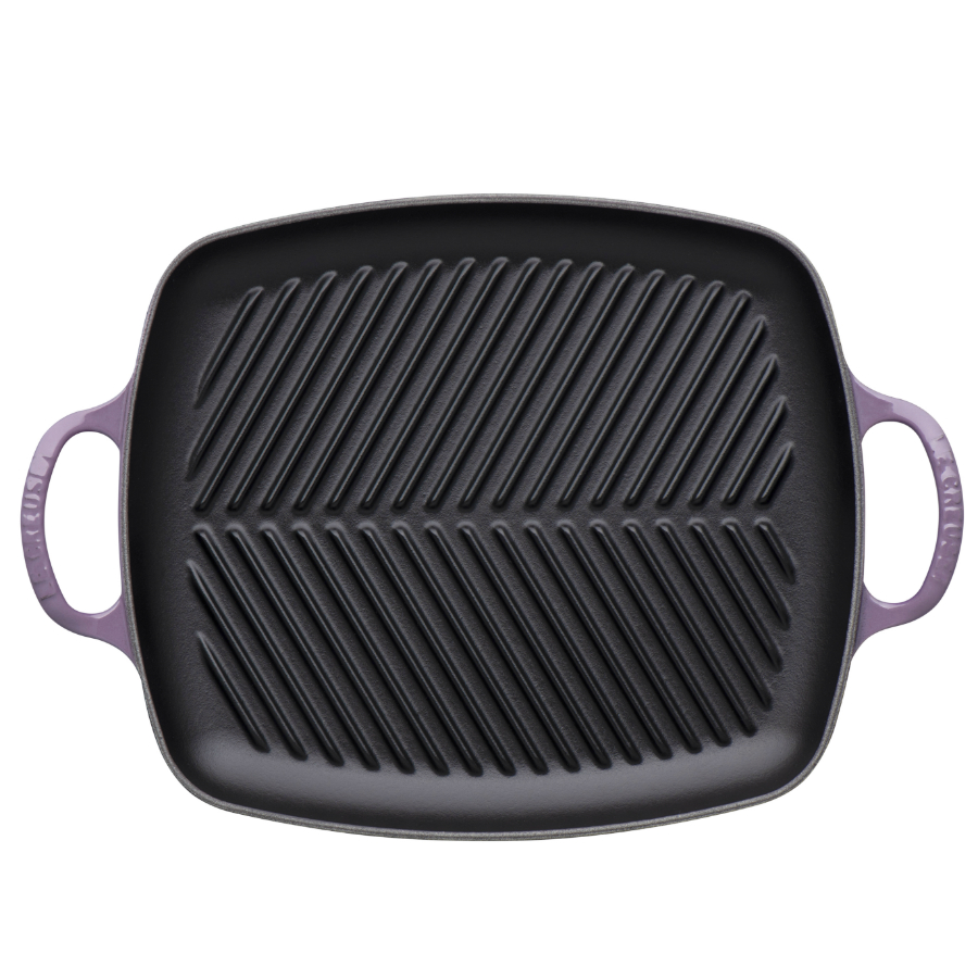 Сковорода-гриль прямоугольная чугунная Le Creuset, 30 см, фиолетовая 20201307220422 - Вид №1