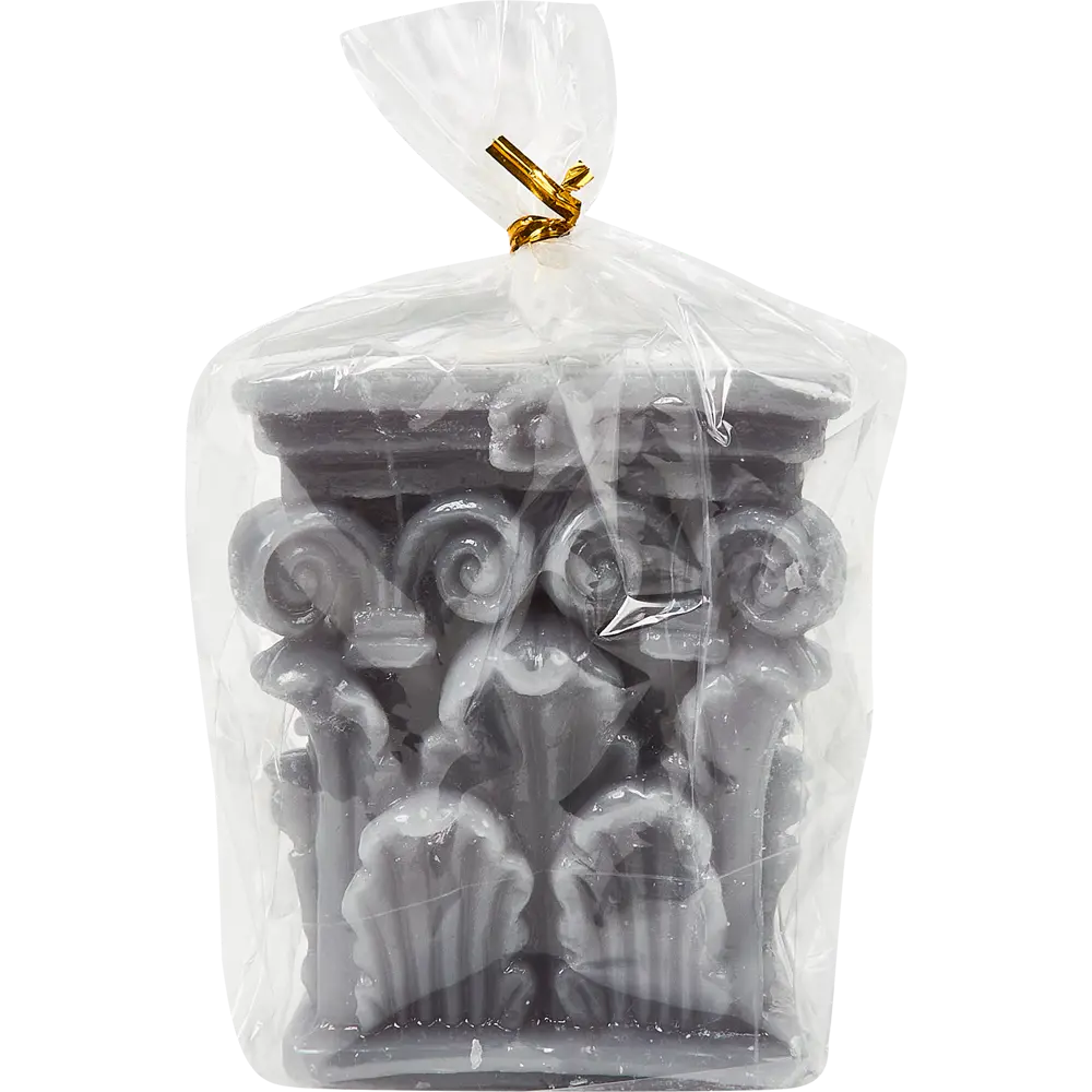 Свеча парафиновая Челентано серая EVIS STLM-2155380 - Вид №3