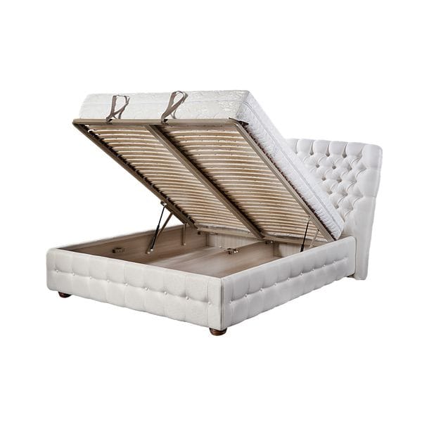 Кровать двуспальная 160х200 белая Bellucci UNICO ДИЗАЙНЕРСКИЕ 248940 Белый  - Вид №5