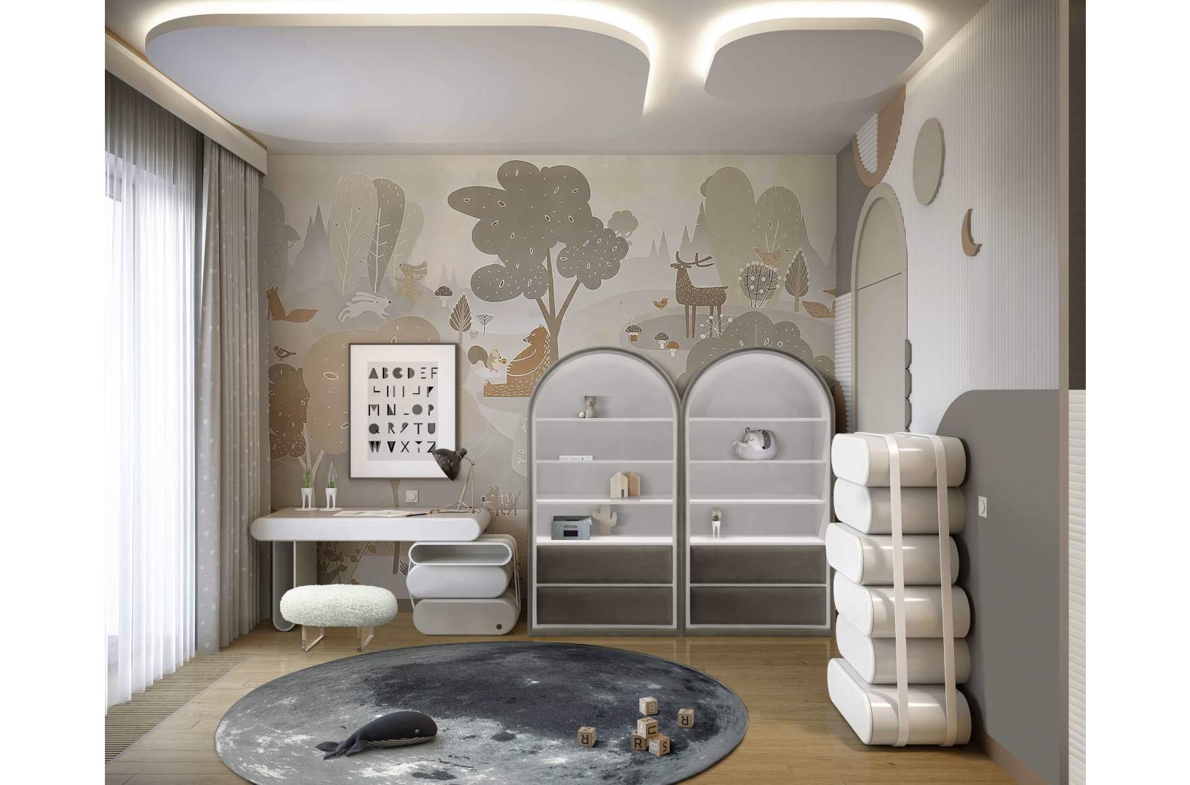 CIST488 Детский письменный стол Мечтать Circu  - Вид №14