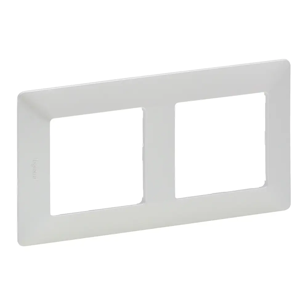 Рамка для розеток и выключателей Legrand Valena Life 2 поста цвет жемчужный STLM-2163895