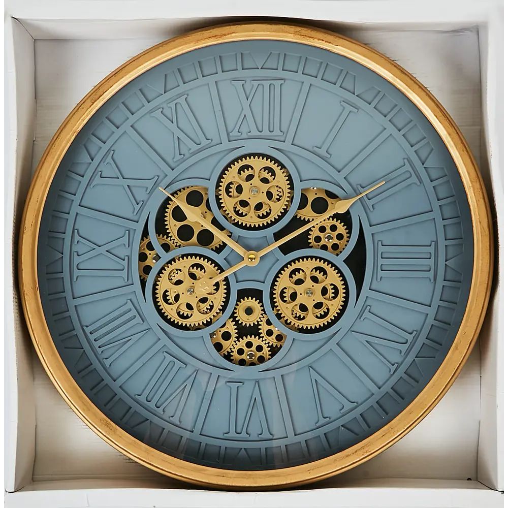 Часы настенные Dream River Шестеренки GH61304 круглые МДФ цвет серый бесшумные ø51.5 Осень STLM-2133774 - Вид №3