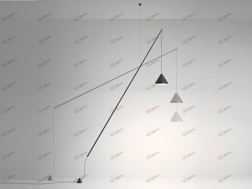 Vibia Подвесной светильник / торшер из углеродного волокна North sun-id-1423008