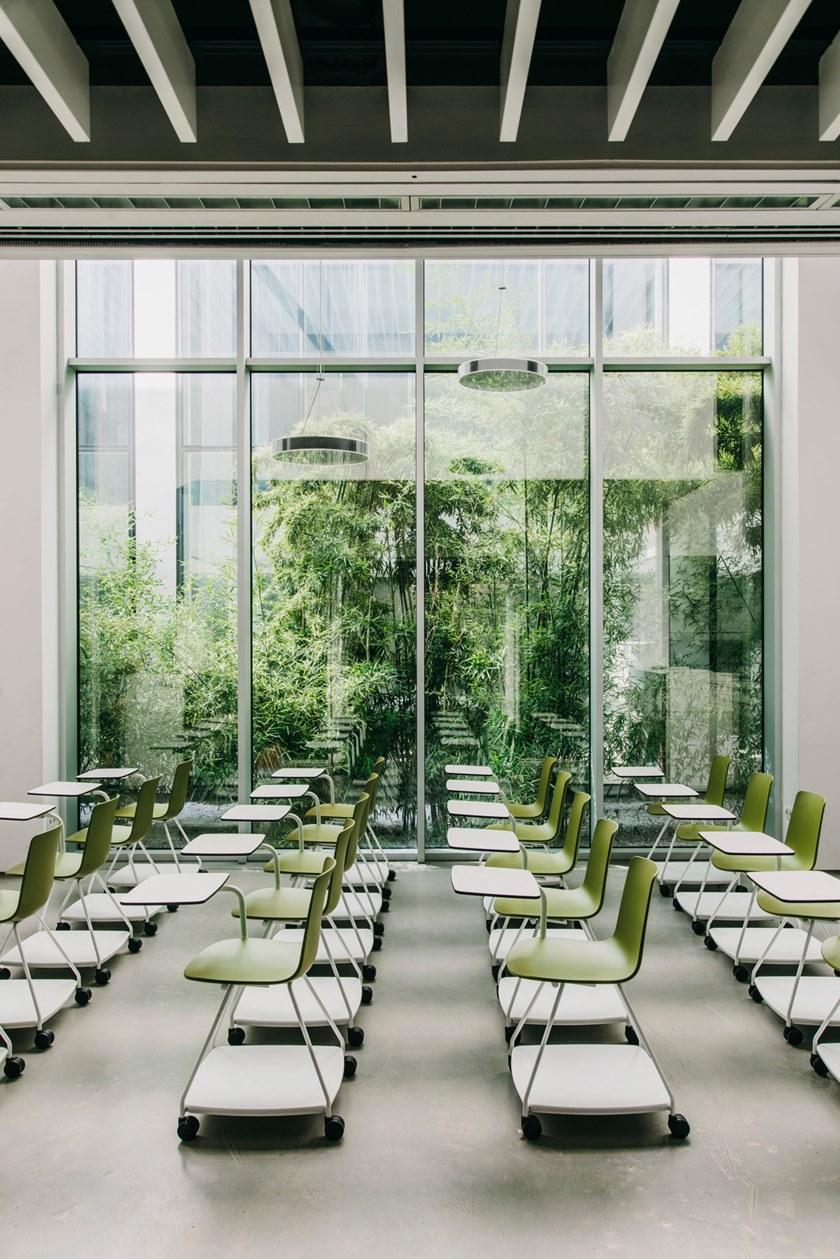 ENEA Стул для конференций из полипропилена с ящиком для хранения Tray sun-id-1463772 - Вид №17