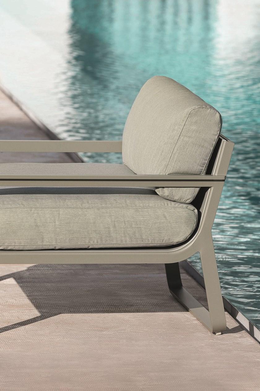 GANDIABLASCO Садовое кресло из алюминия Flat sun-id-1358530 - Вид №2