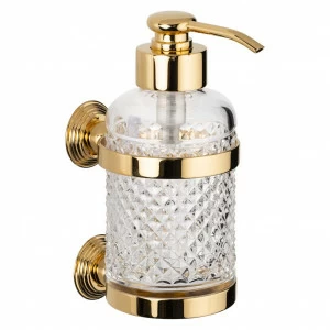 C56-532 C56-532 Дозатор мыла настенный РУЧКА КУПОЛЬНАЯ DI Cristal & Bronze DÔME À MANETTES DIAMANT