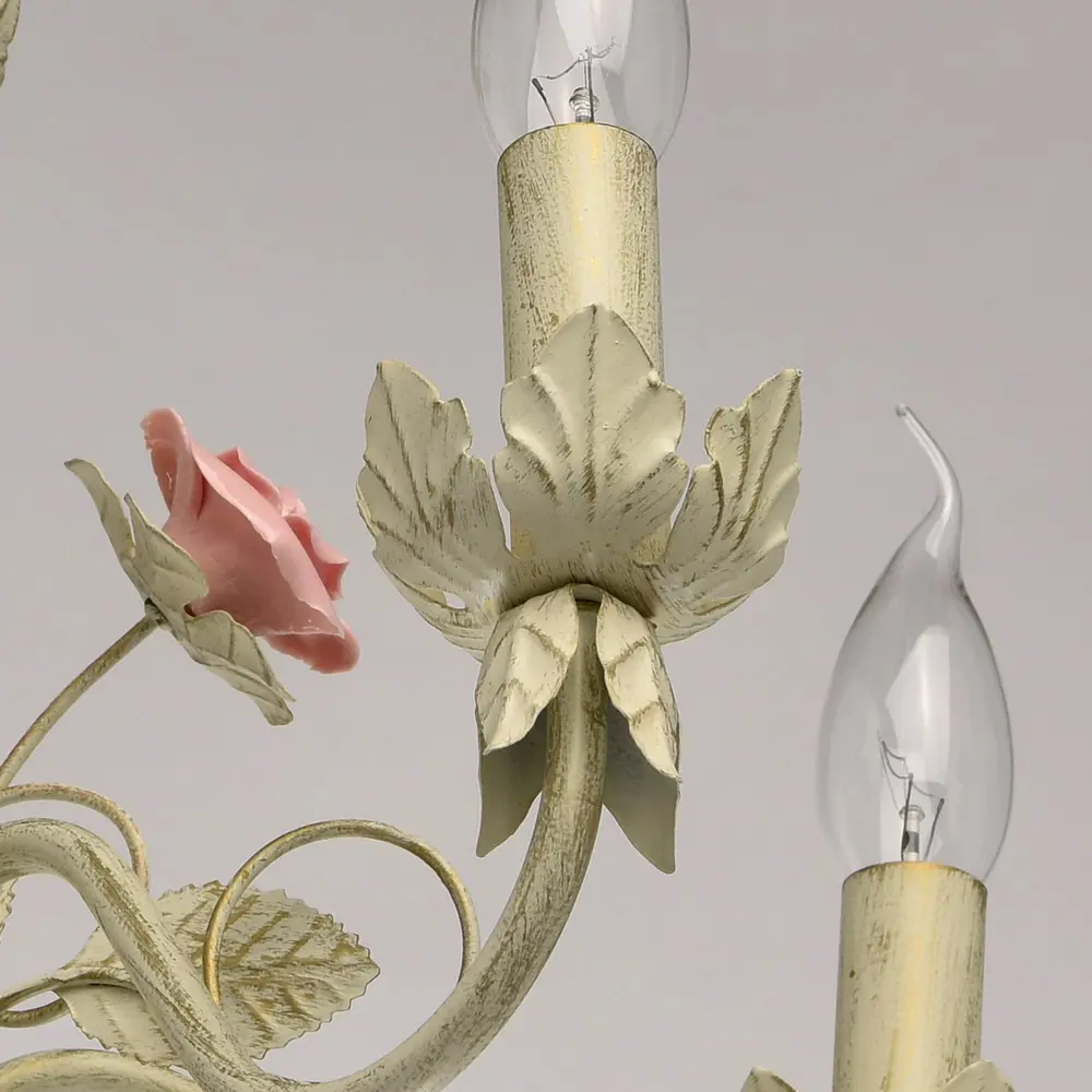 Люстра Букет 5xE14x60 Вт, металл, цвет белый MW-Light STLM-2163340 - Вид №6