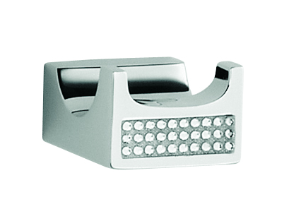 H9000/09DCRС Sanibano Diamond, крючок двойной, цвет хром-кристаллы Swarovski crystall