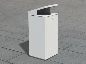 BENKERT BANKE Контейнер для мусора из нержавеющей стали с крышкой Litter bin