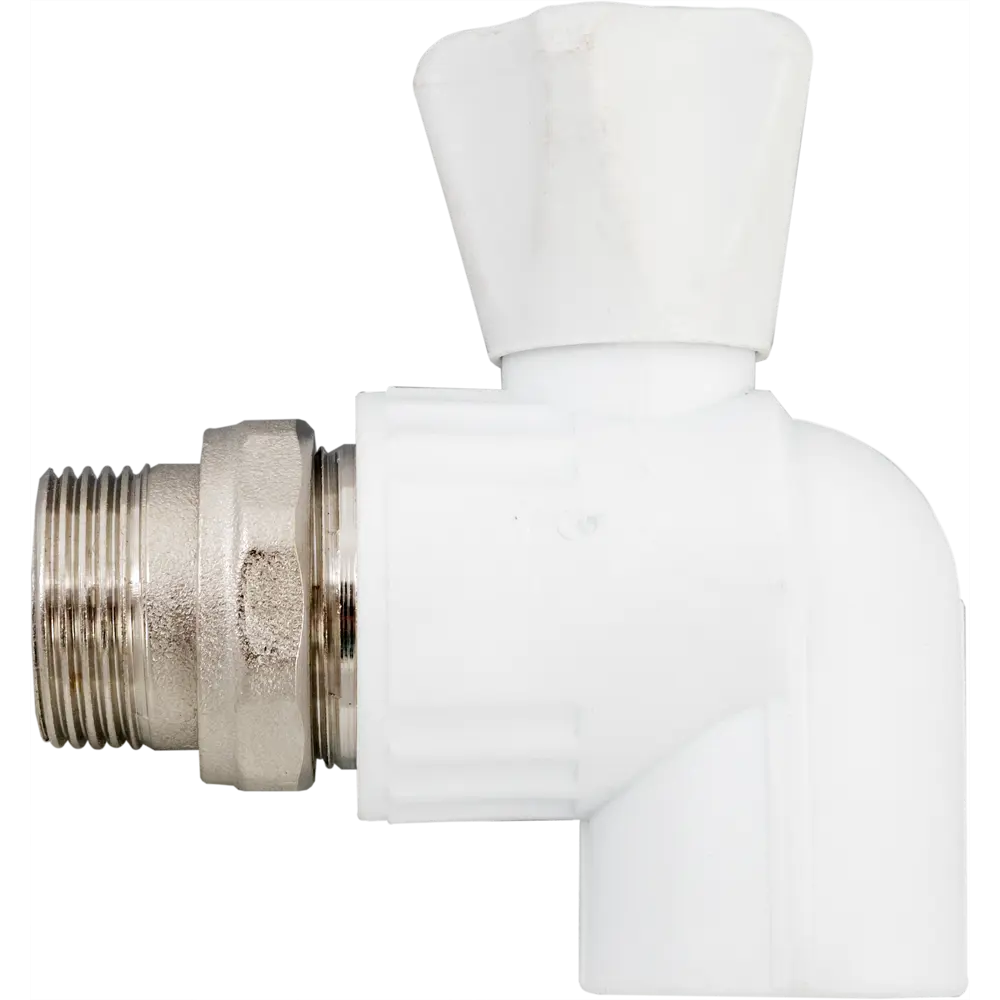 Кран для радиатора угловой Valfex 3/4"x25 мм полипропилен STLM-2182831 - Вид №1