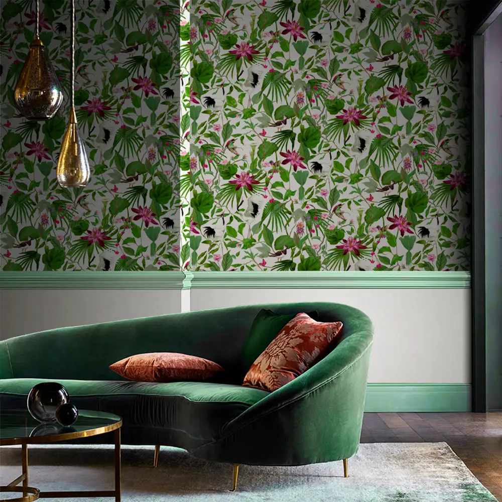 Обои флизелиновые Erismann Amazonik серые 1.06 м ЭР60465-02 Amazonika STLM-2064373 - Вид №3