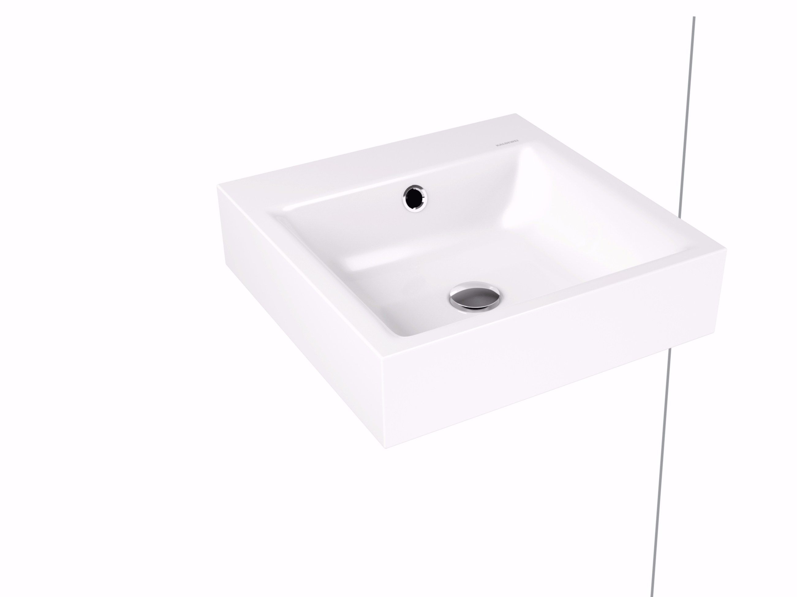 Эмалированная стальная подвесная квадратная раковина KALDEWEI чистый ARCH-00045816 - Вид №3