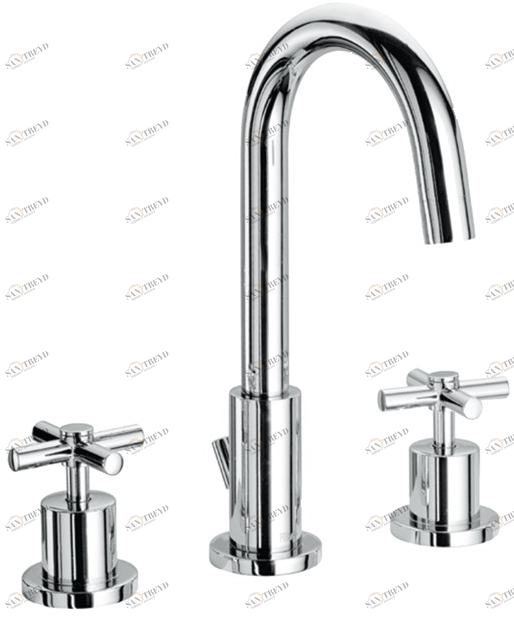 Fir Italia Смеситель для умывальника на 3 отверстия с аэратором Cora 35 3512365