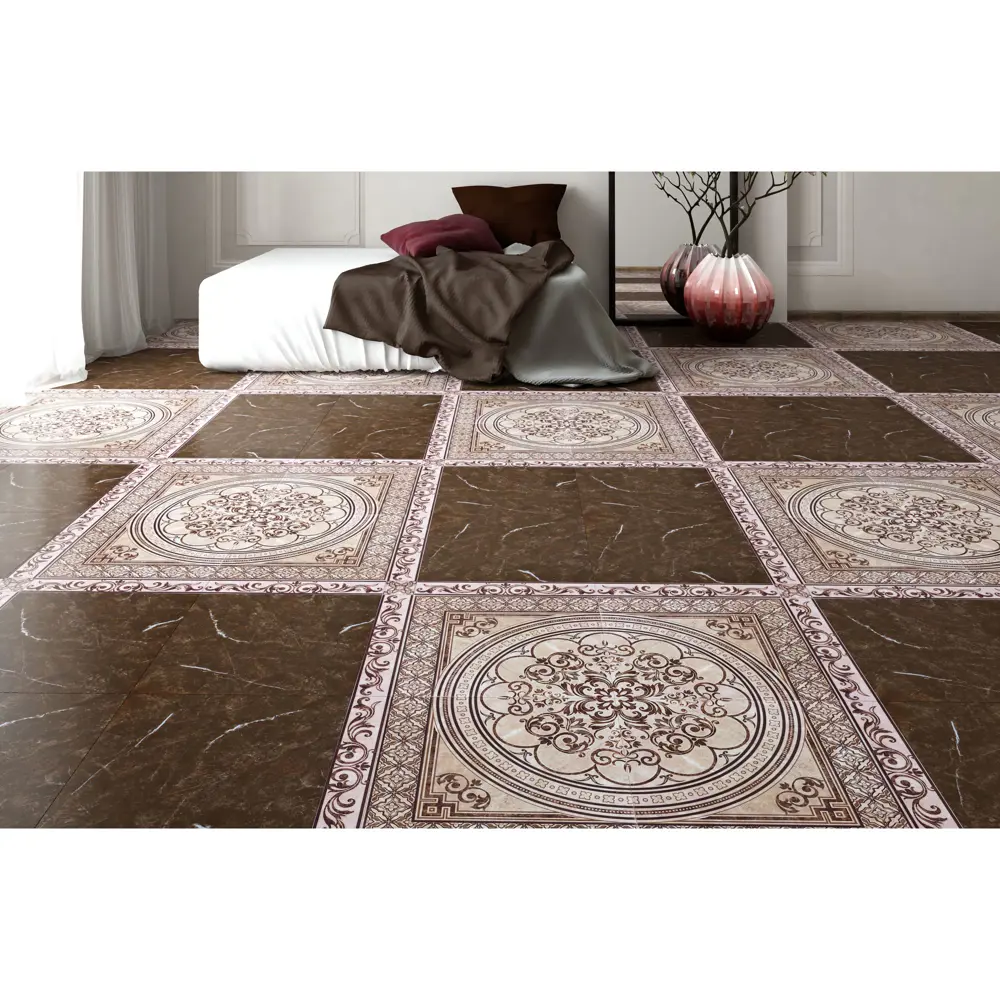 Керамогранит Grasaro «Imperador» 40x40 см 1.6 м2 цвет коричнеый STLM-2020973 - Вид №1