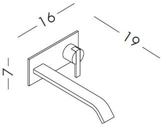 Nic Смеситель для умывальника, однорычажный Solo sun-id-1376966 - Вид №6