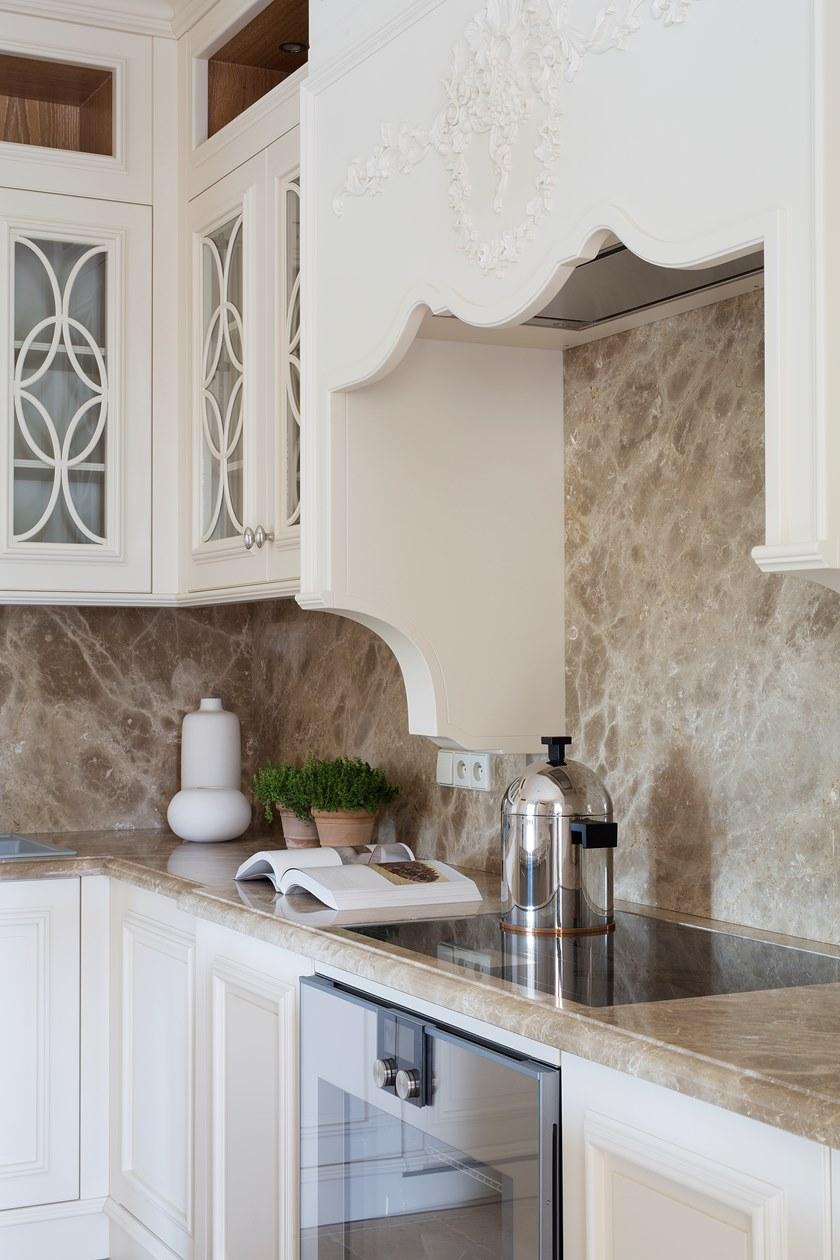 L'Ottocento Линейная деревянная кухня с ручками Floral sun-id-1391869 - Вид №6