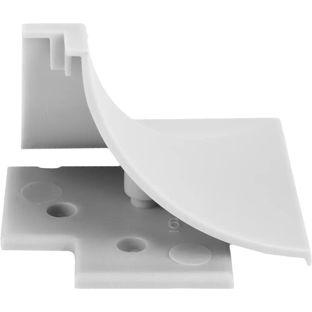 Santreyd Заглушки для плинтуса серые ПВХ 6 шт - аккуратные углы без зазоров 88282078 STLM-0077219 - Вид №6