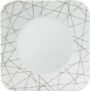 72418 Rosenthal Тарелка закусочная квадратная Rosenthal Фри Спирит Старс 21см, фарфор Фарфор