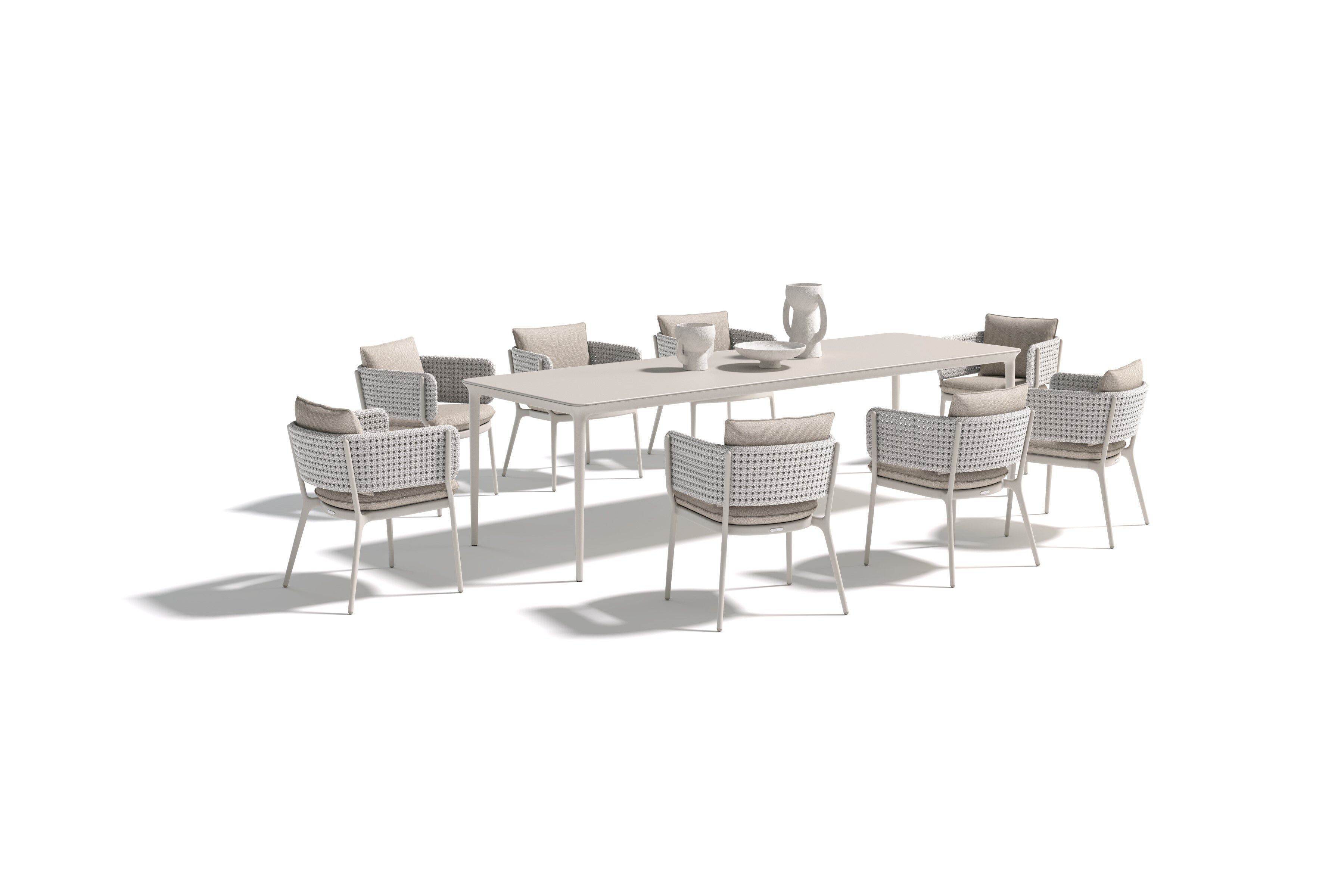 Прямоугольный садовый стол с верхней частью HPL DEDON BELLMONDE ARCH-00152107 - Вид №8